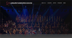 Desktop Screenshot of lundalandsfilharmoniker.se